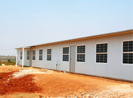 Supplying prefabricated buildings to the DRC